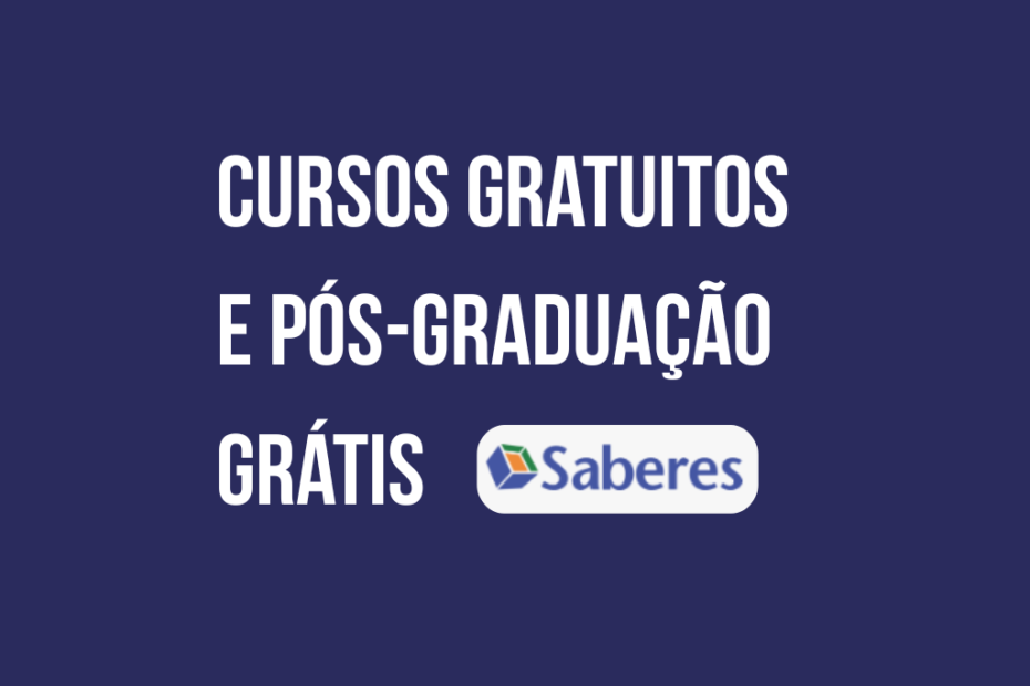 Cursos gratuitos e pós-graduação grátis do Senado Federal na plataforma Saberes
