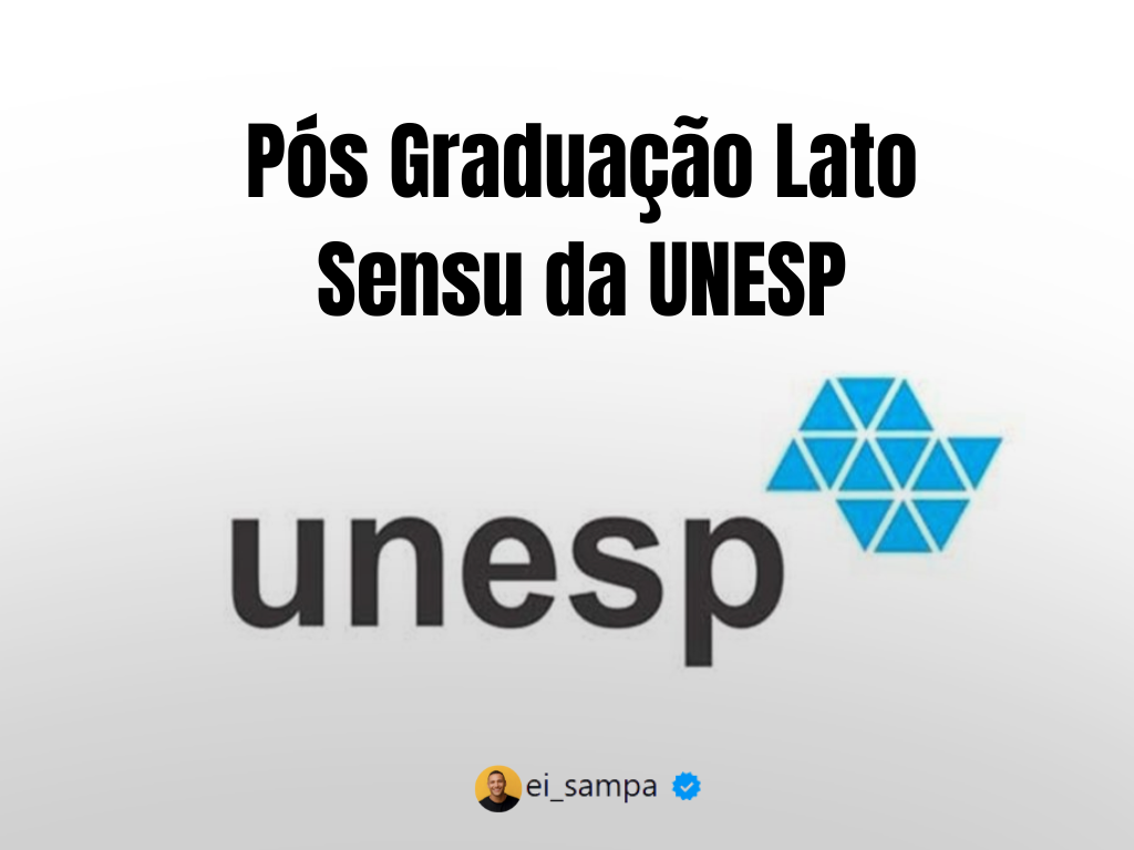 Pós-graduação Lato Sensu UNESP – Cursos de Especialização