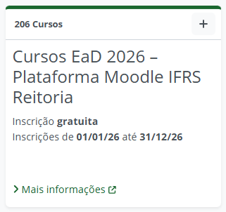 Cursos EaD 2026 gratuitos da Plataforma Estude no IFRS, com inscrições abertas e certificados válidos para currículo e comprovação educacional, indicados por Marcos Sampaio.